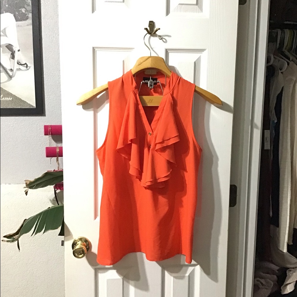 Orange blouse